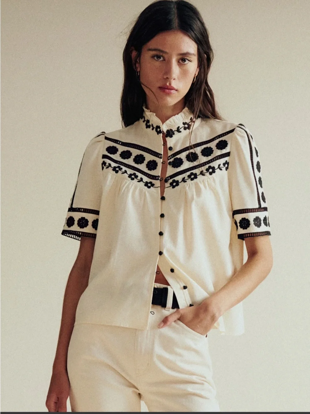 Sézane Hanae Blouse - Picture 1 of 8